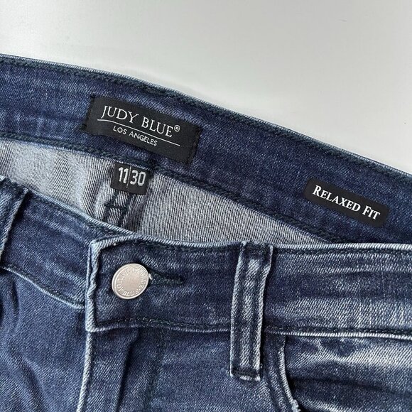 Judy Blue Relaxed Fit Jeans Womens Size 30 Ankle - Picture 8 of 9